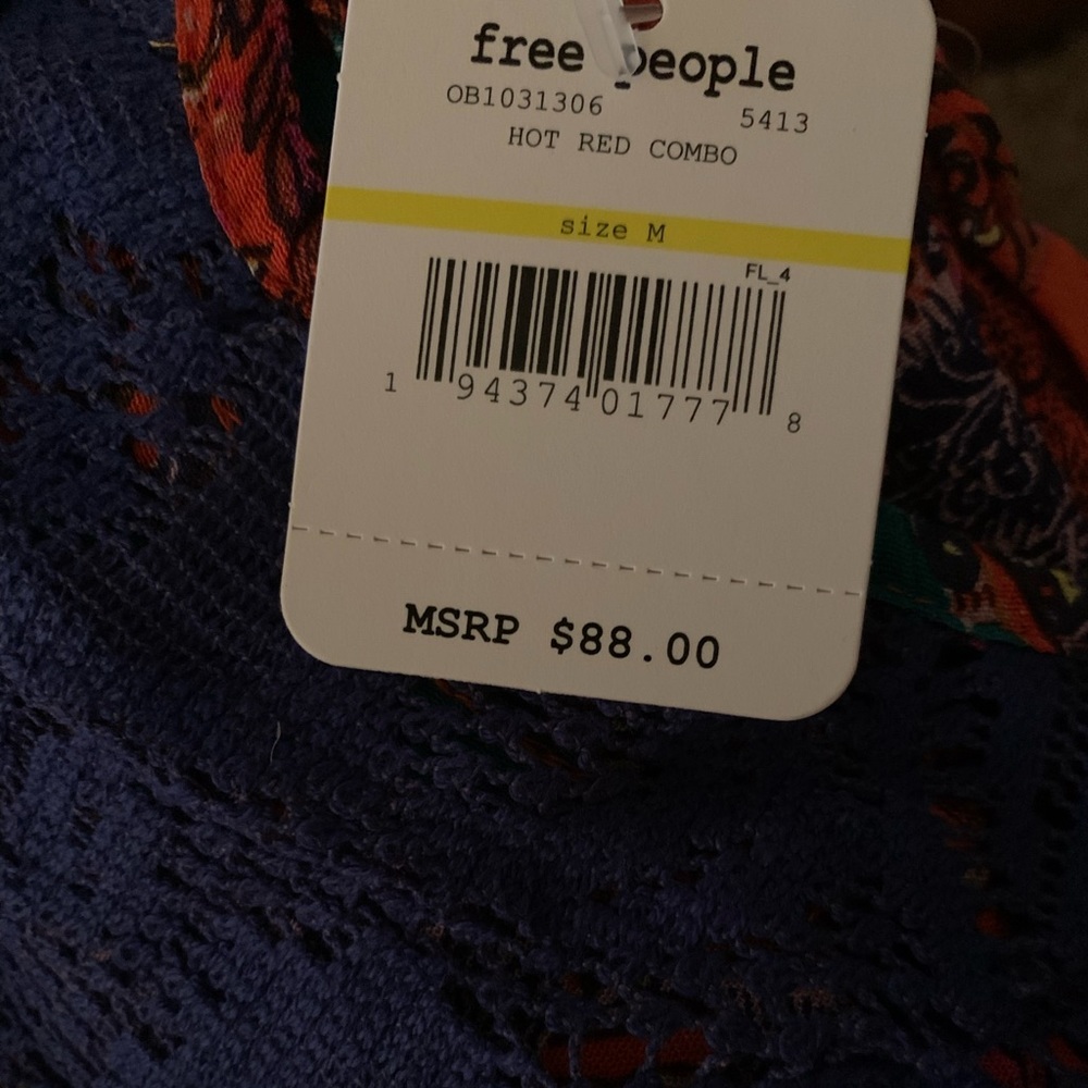 Free People Count Me In Trapeze Tunic SZ M NWT - Picture 6 of 6
